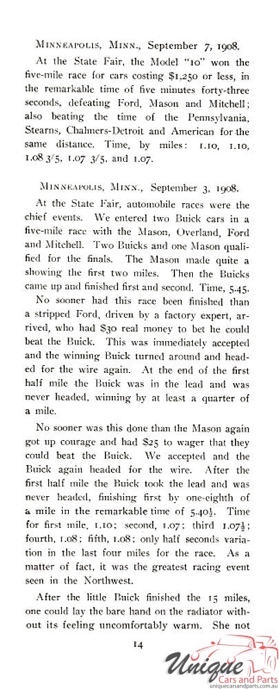 1908 Buick Victories Brochure Page 19